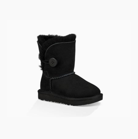 UGG Bailey Button II - Boots Småbarn - Svart (NO-J983)